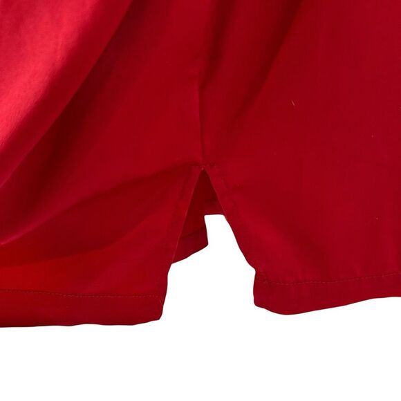 Torrid Red Satin Pocket Nightgown Chemise Short Sleeve size 4 / 4X - Picture 3 of 6